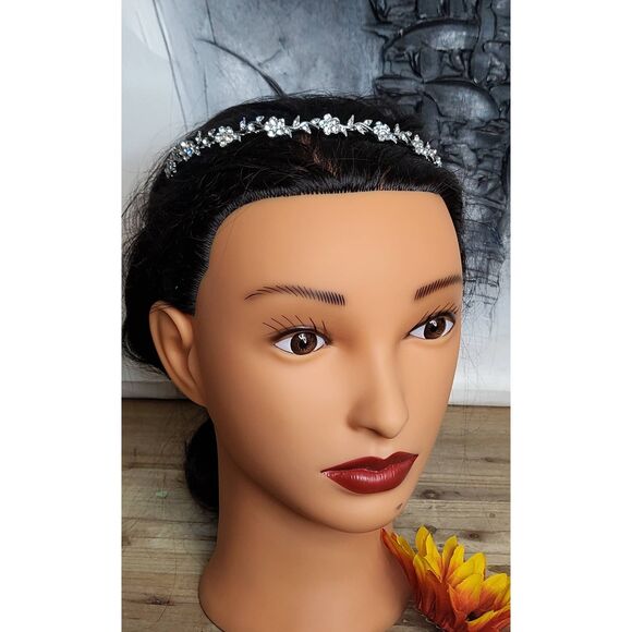 Crystal bridal headpiece